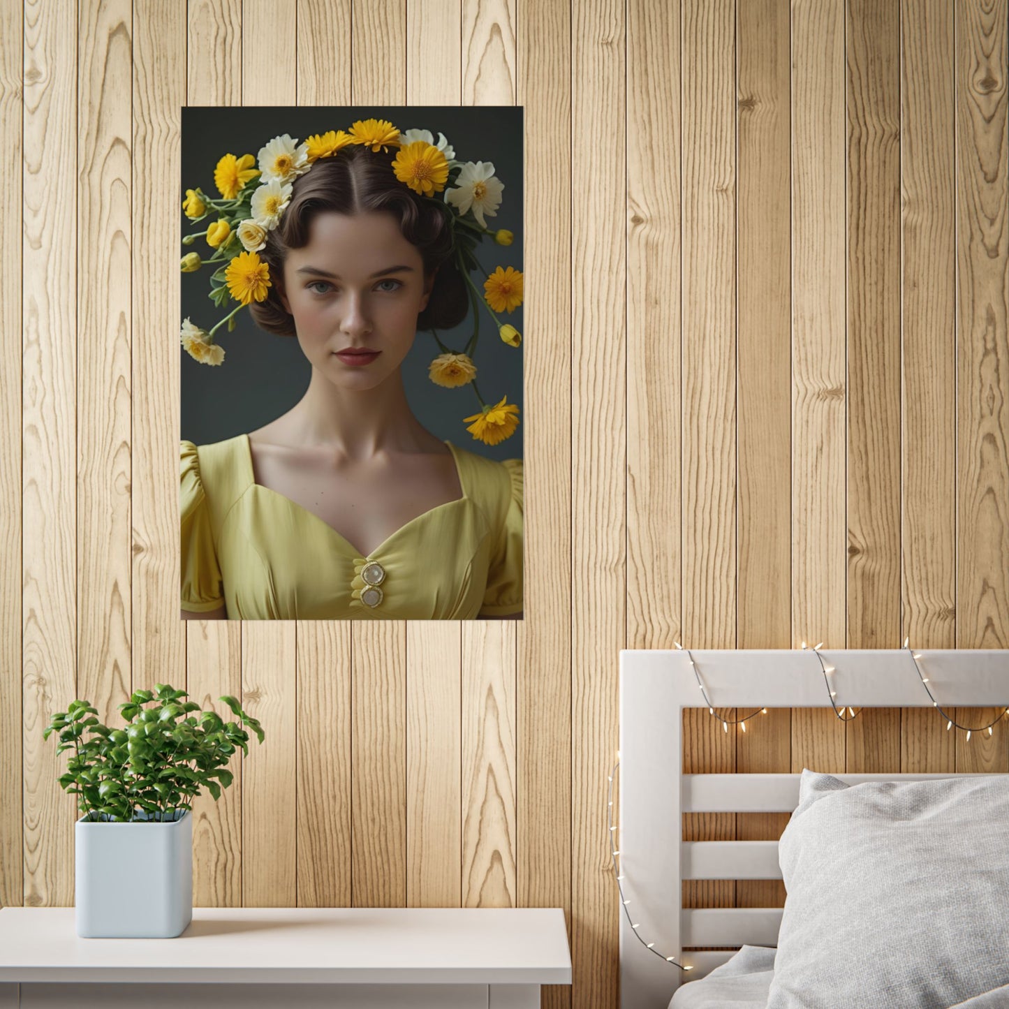 Louise Art Print Poster Vintage and Floral Love