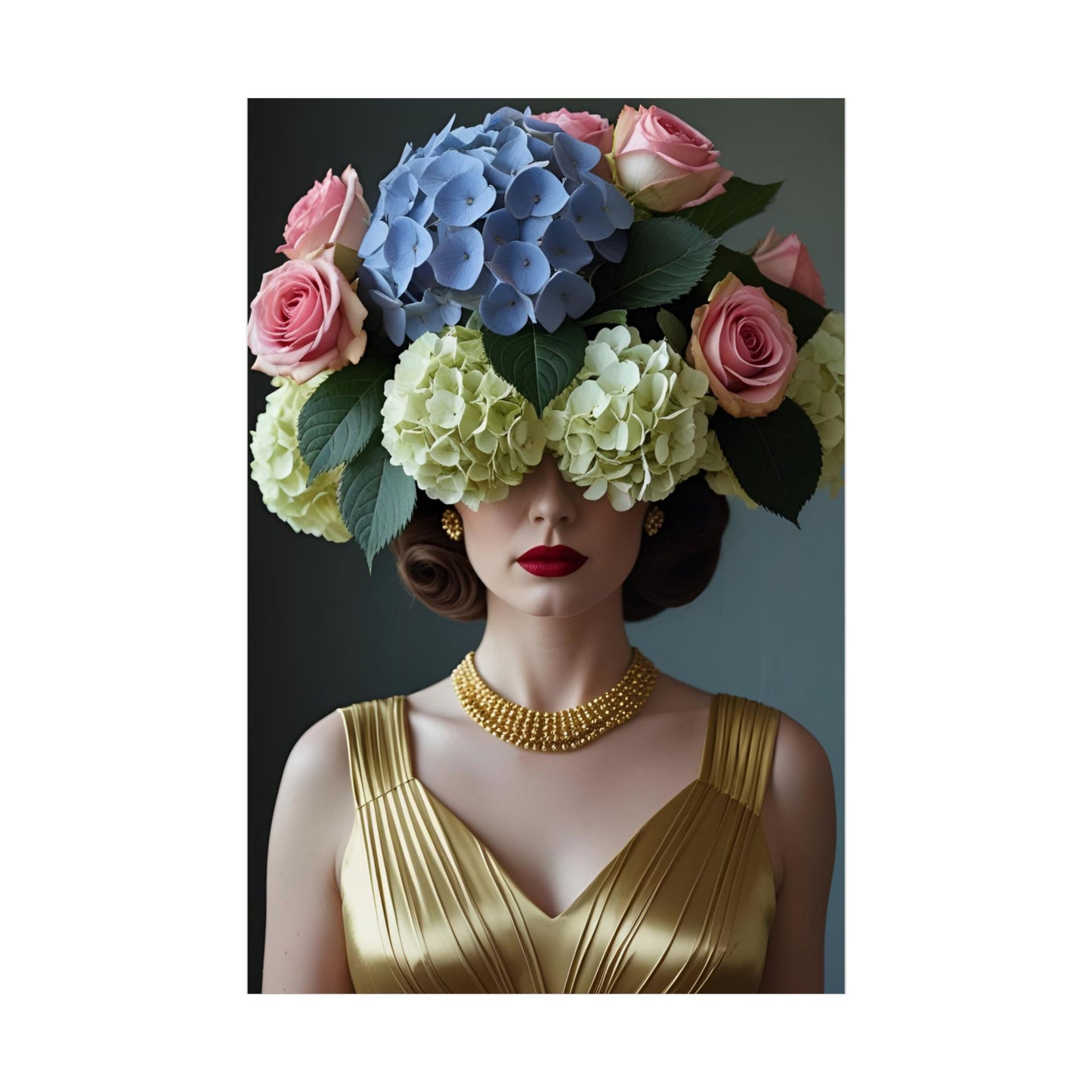 Georgina Art Print Poster Vintage and Floral Love