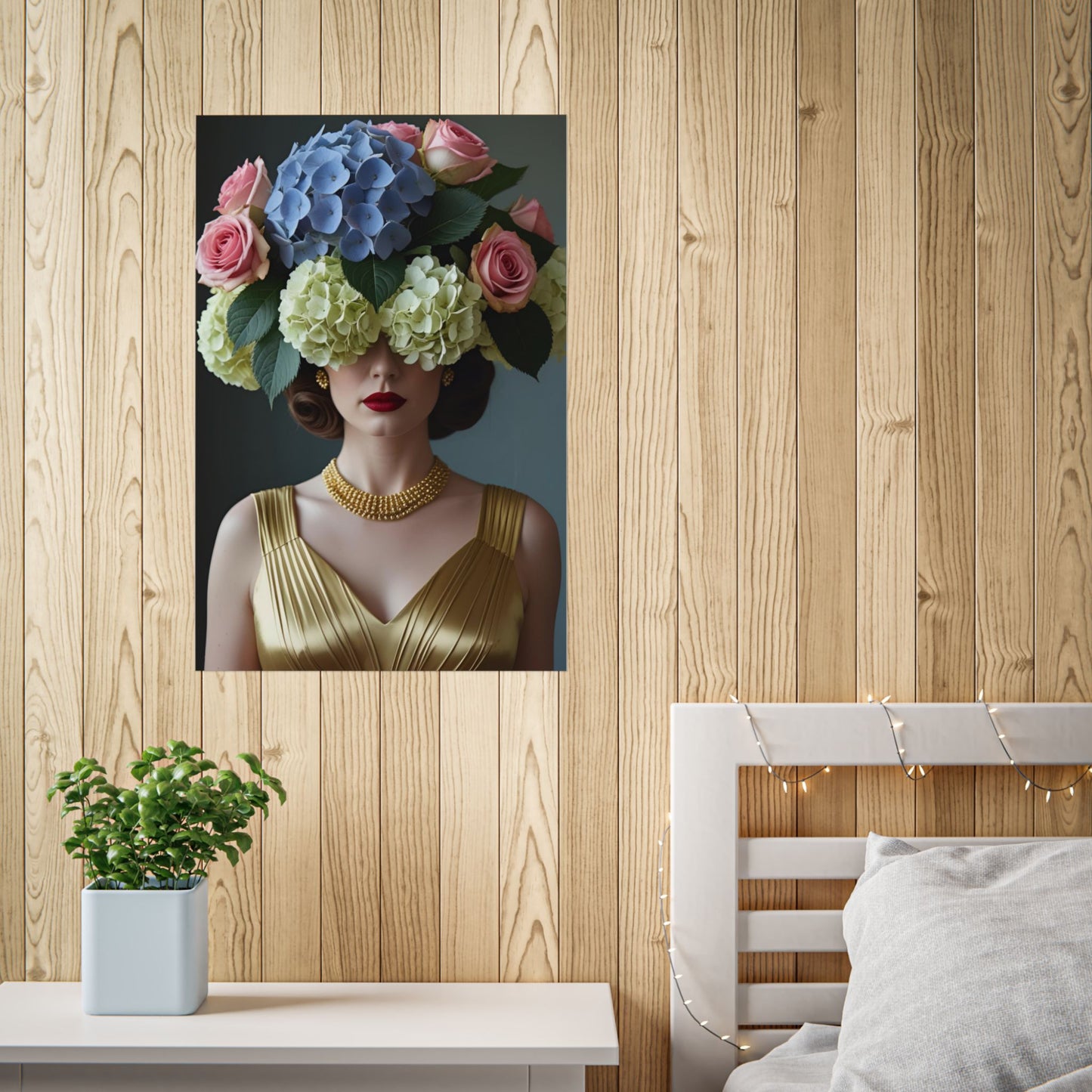 Georgina Art Print Poster Vintage and Floral Love