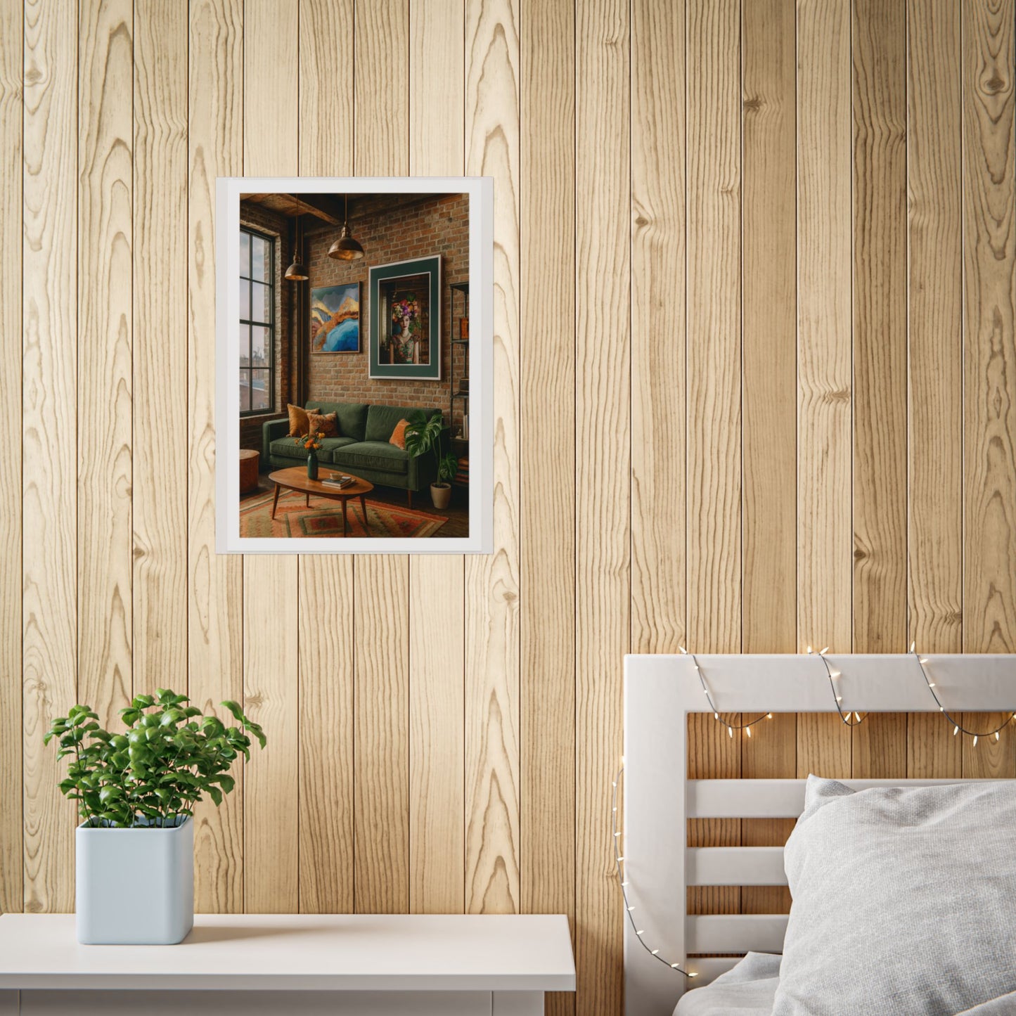 Samantha at Home Soho NYC Loft Art Print Poster