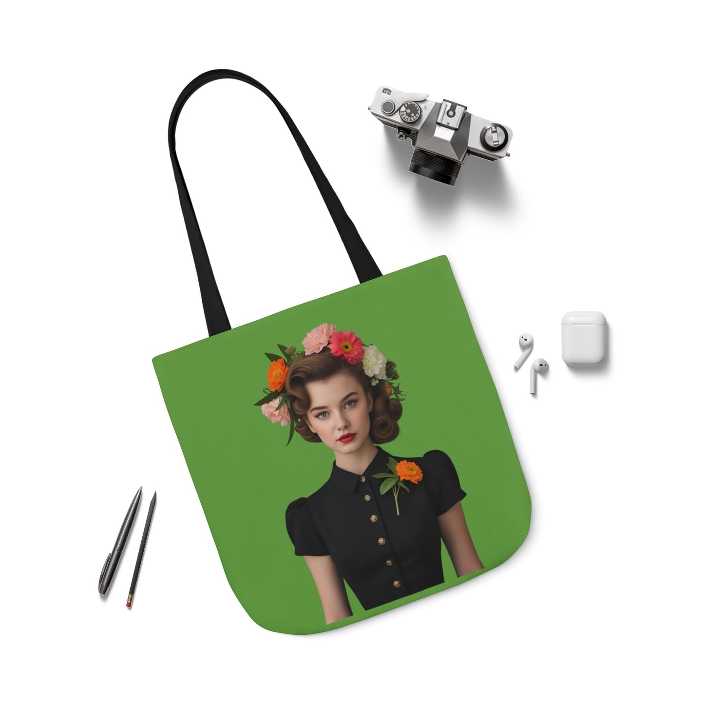 She Blooms With Purpose Not Permission - Lois Tote Bag  - Large