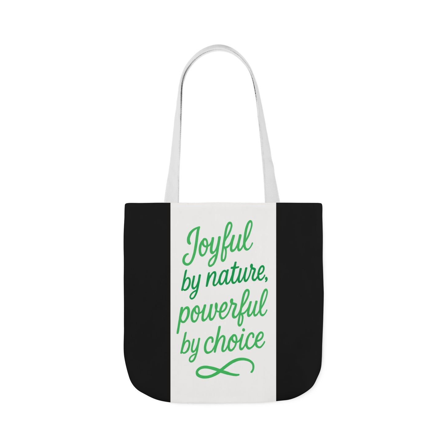 Joyful by Nature, Powerful by Choice - Helena Vintage Frock and Flowers Art Tote Bag  - Large