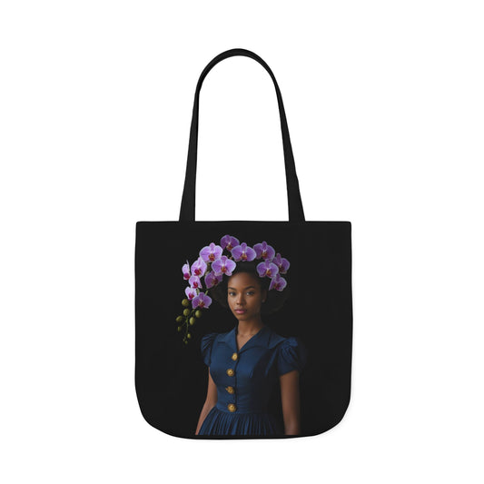Elouise Vintage Frock and Flowers Art Tote Bag  - Large