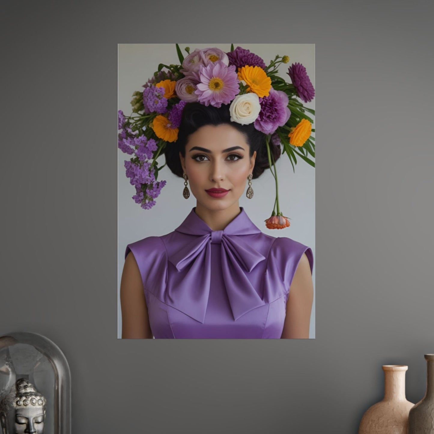 Maxie Art Print Poster Vintage and Floral Love