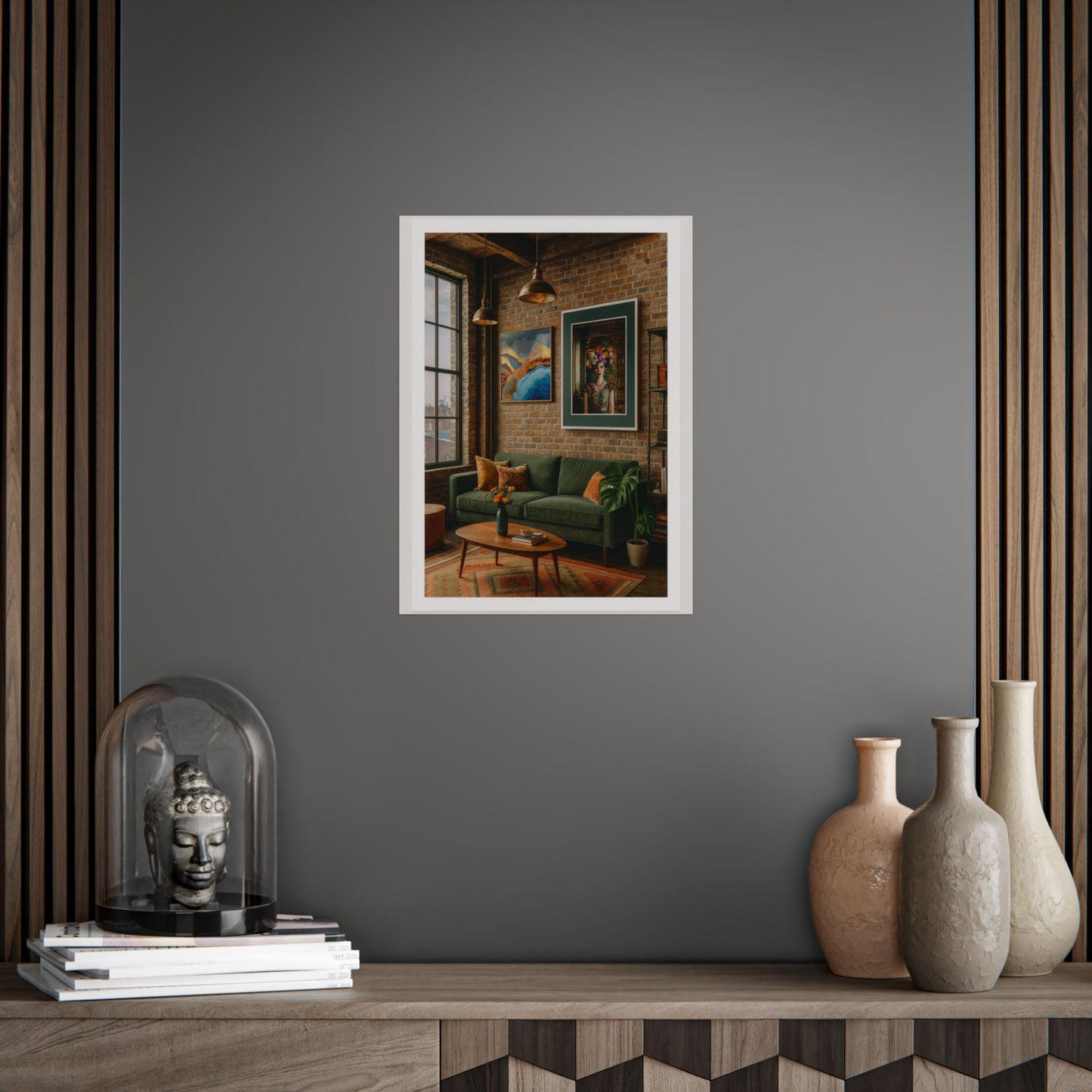 Samantha at Home Soho NYC Loft Art Print Poster