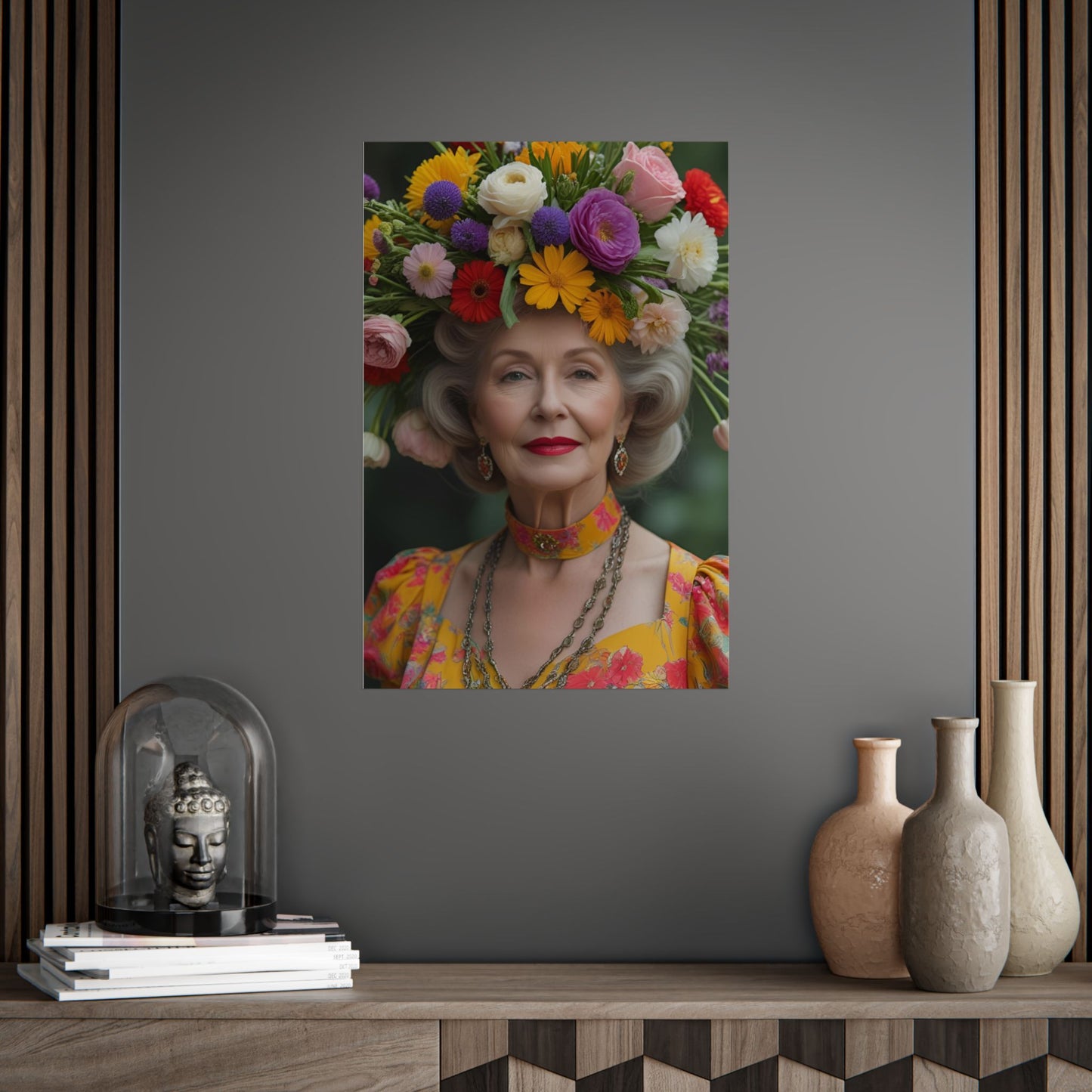 Aileen Art Print Poster Vintage and Floral Love
