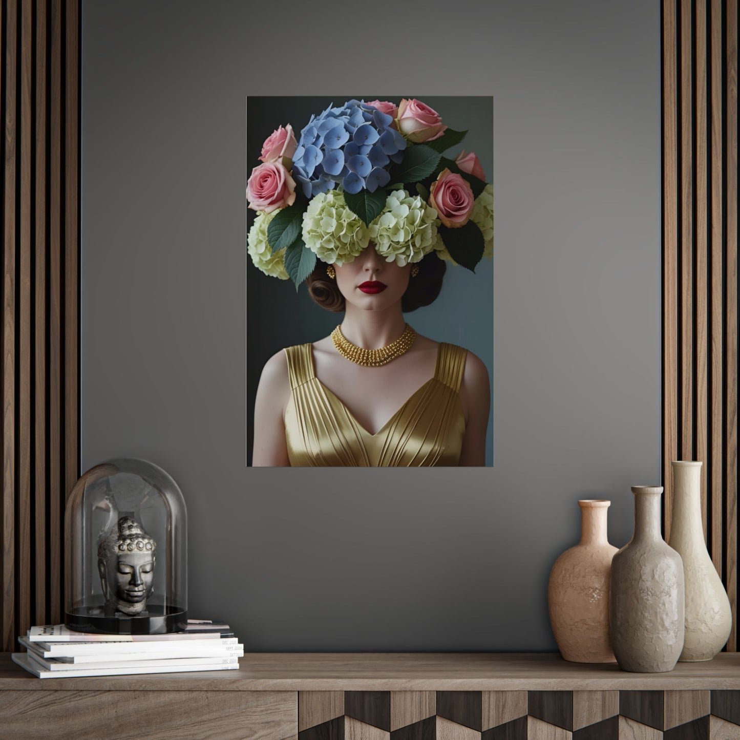 Georgina Art Print Poster Vintage and Floral Love
