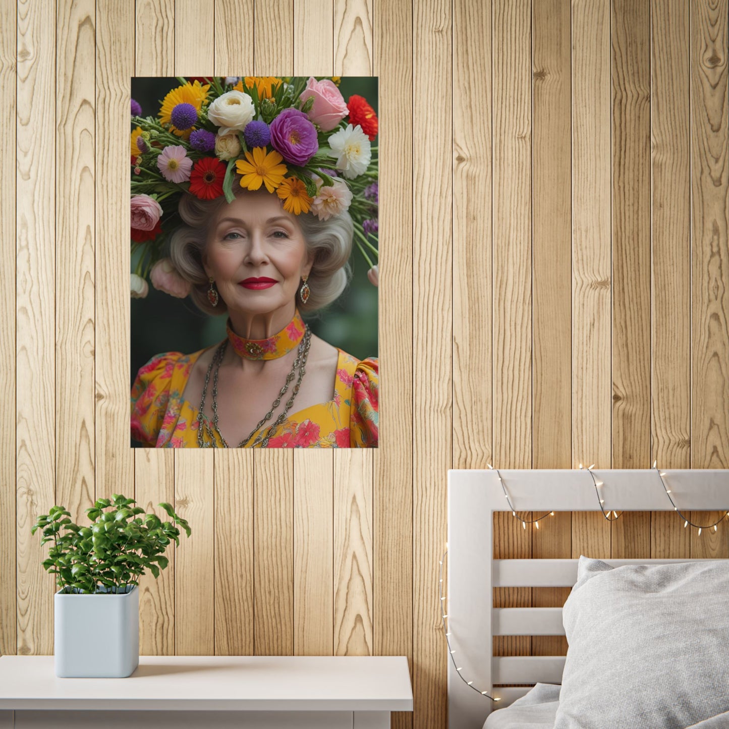 Aileen Art Print Poster Vintage and Floral Love