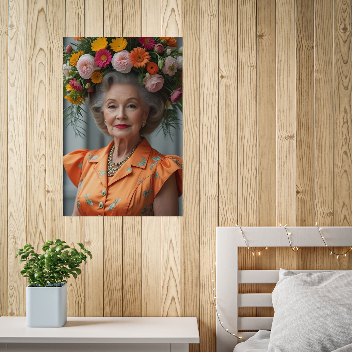 Asta Art Print Poster Vintage Joy Meets Blooming Elegance