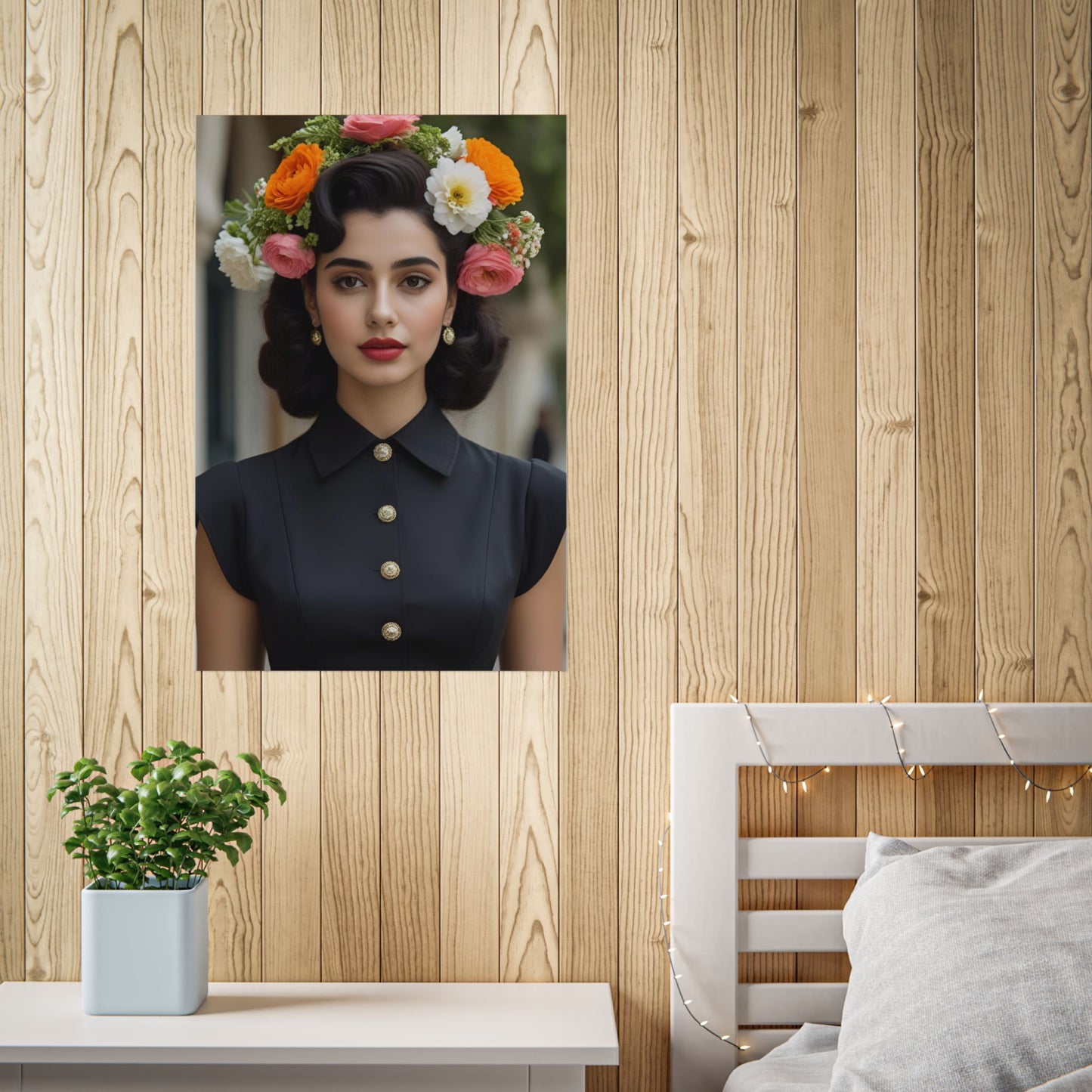 Liandra Art Print Poster Vintage and Floral Love