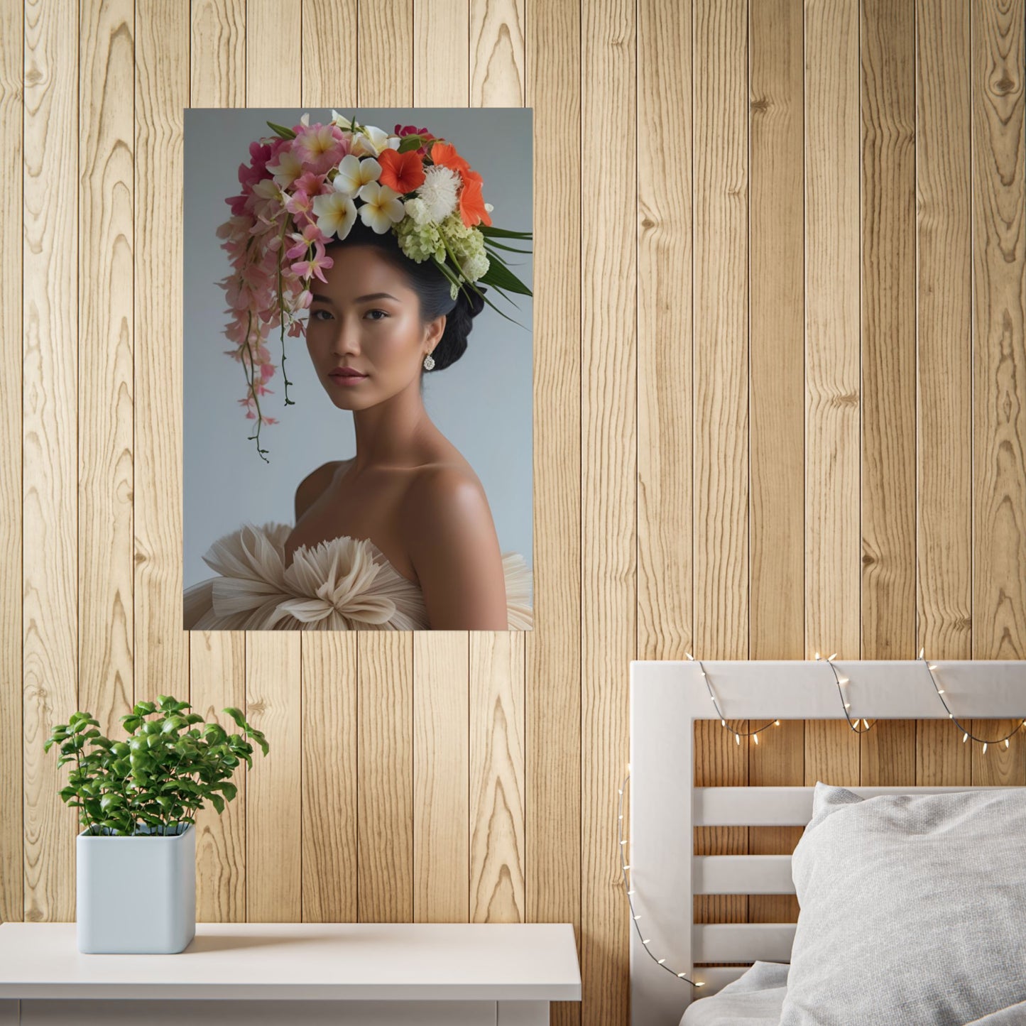 Dao Art Print Poster Vintage Fashion with Floral Elegance