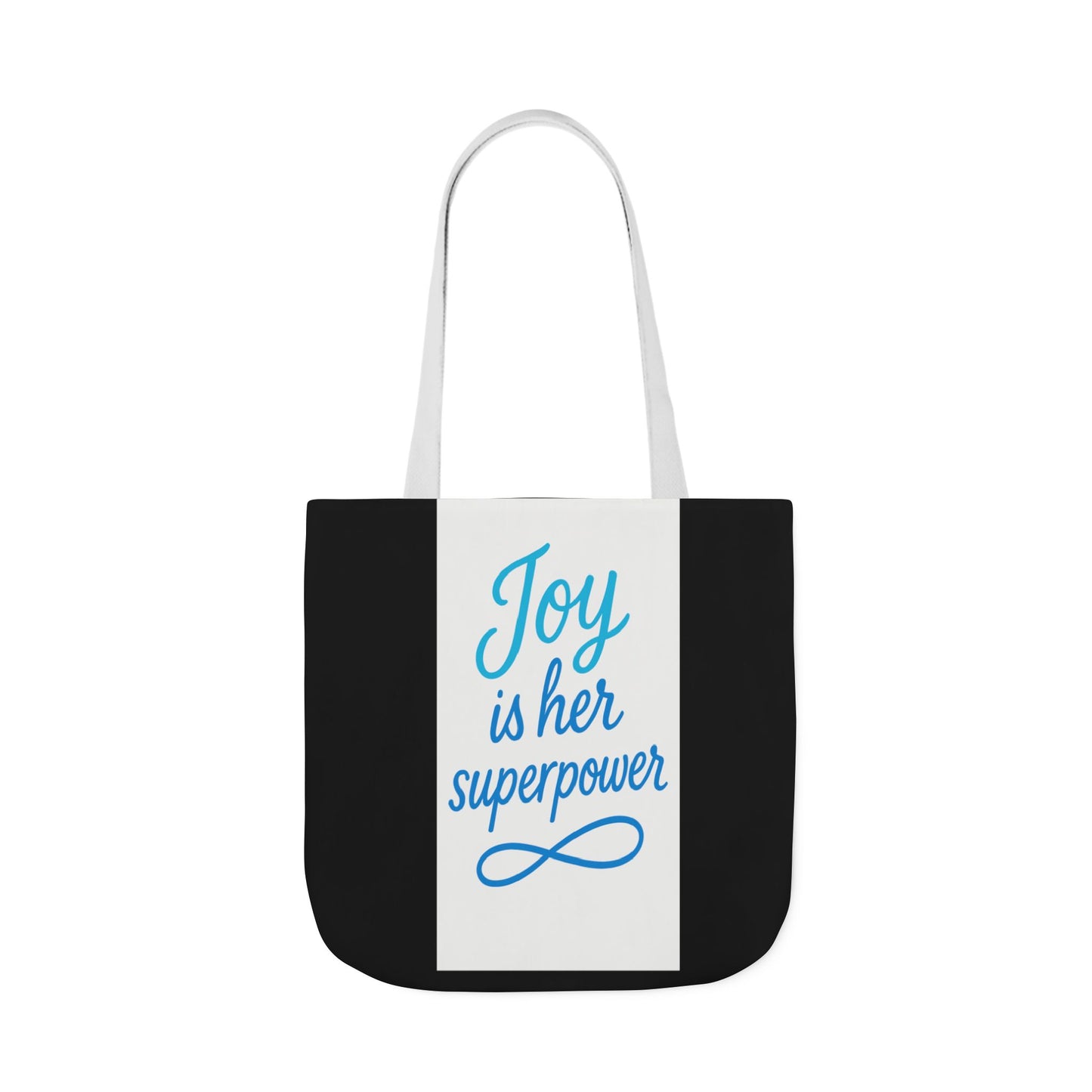 Joy is her Superpower - Esther Vintage Frock and Flowers Art Tote Bag  - Large