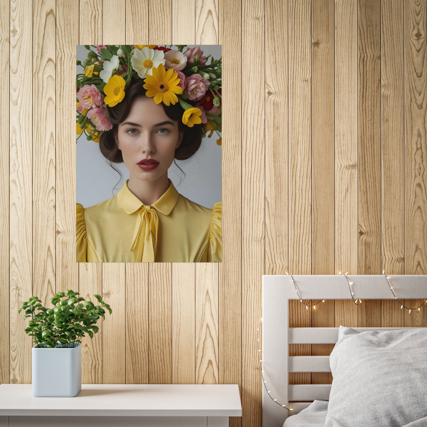 Lana Art Print Poster Vintage and Floral Love