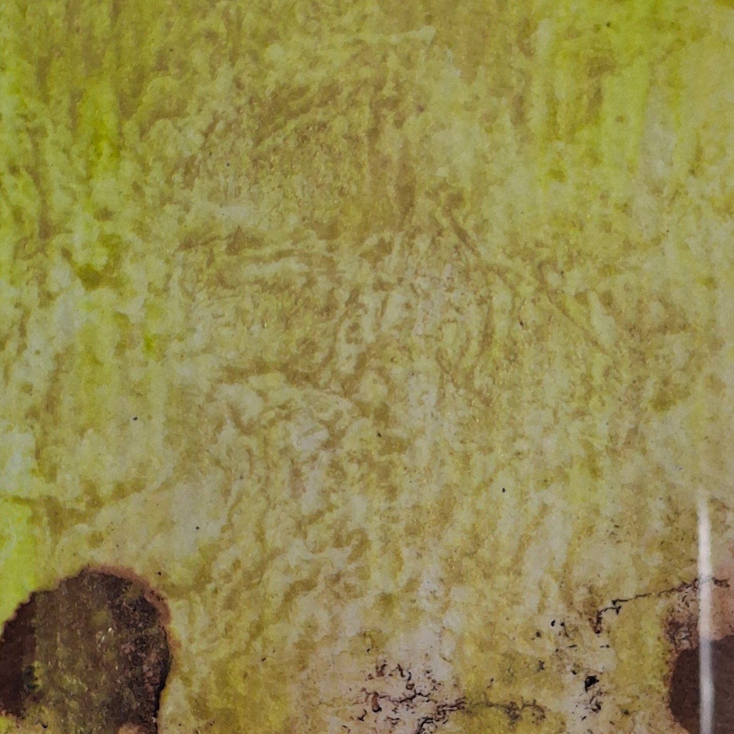 Meet Me in the Sunlight Original Abstract Artwork Green Gold Brown