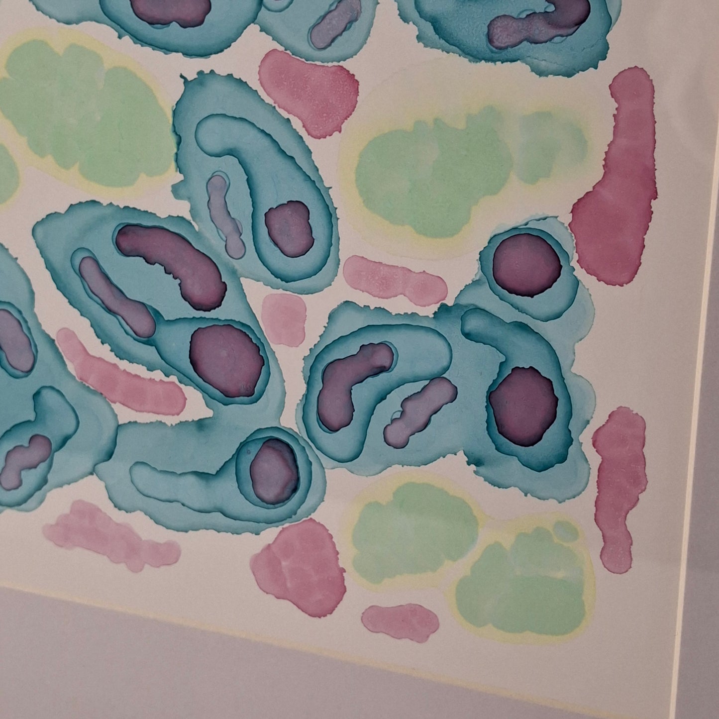 Tidepool Waltz Original Alcohol Ink Artwork Inspired by Rockpools at the Sea