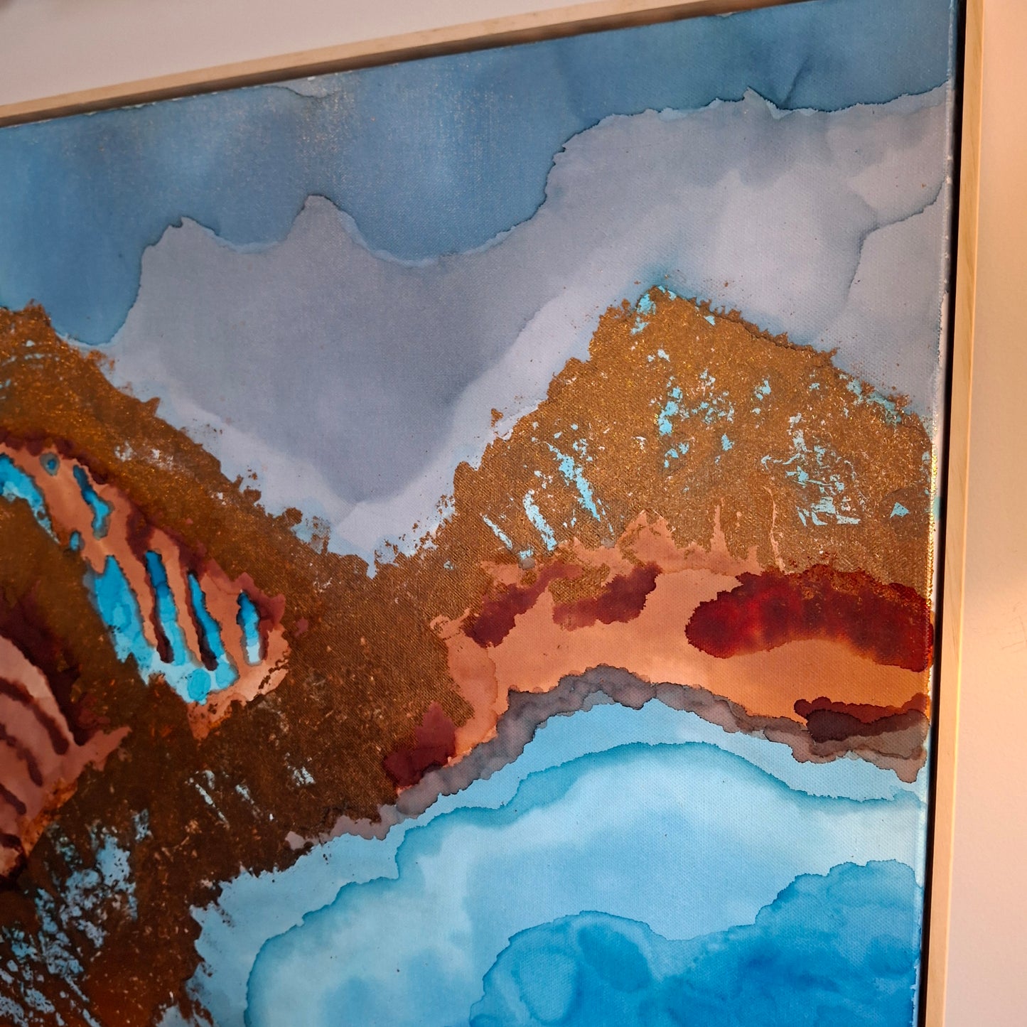 My Heart Runs Free Original Artwork Inspired by the New Zealand Landscape