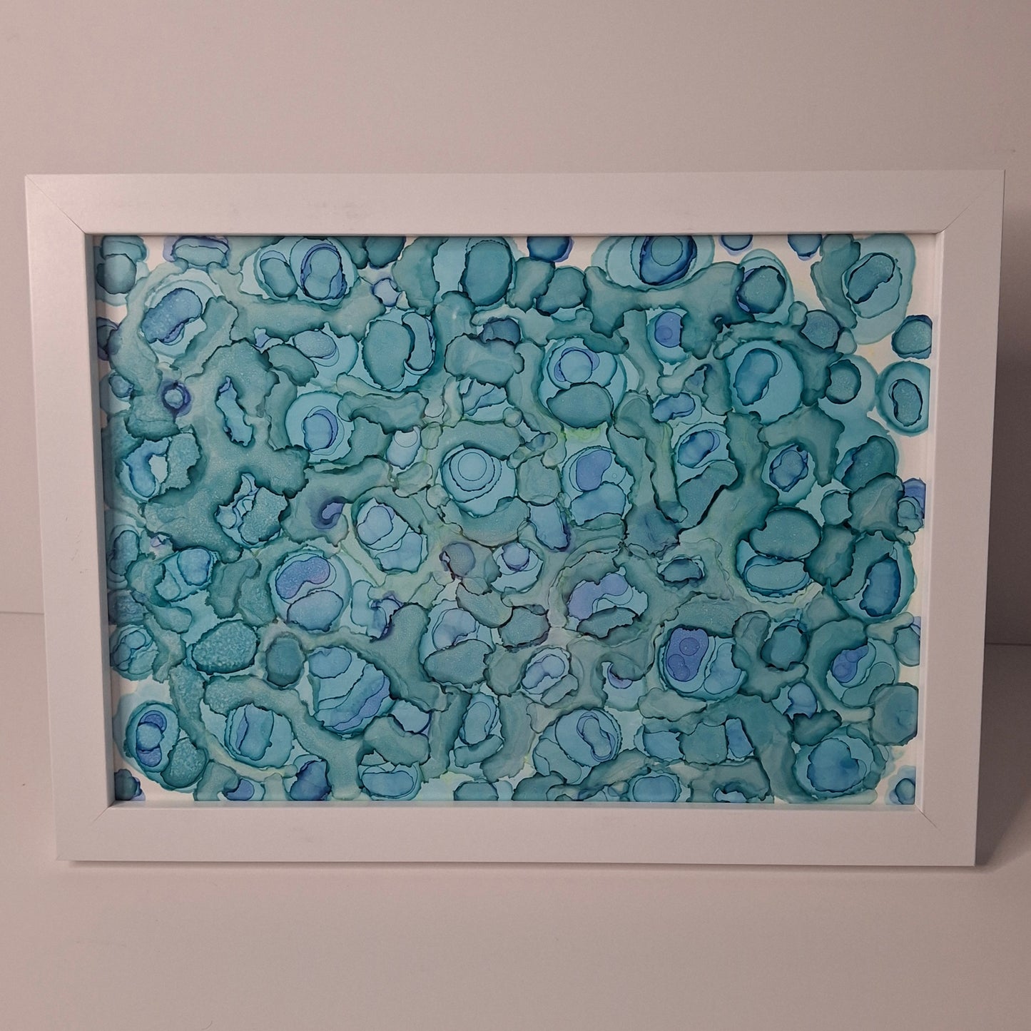 Deep Dreams Original Alcohol Ink Artwork by Elizabeth Marshall The Sea Is My Lover Series