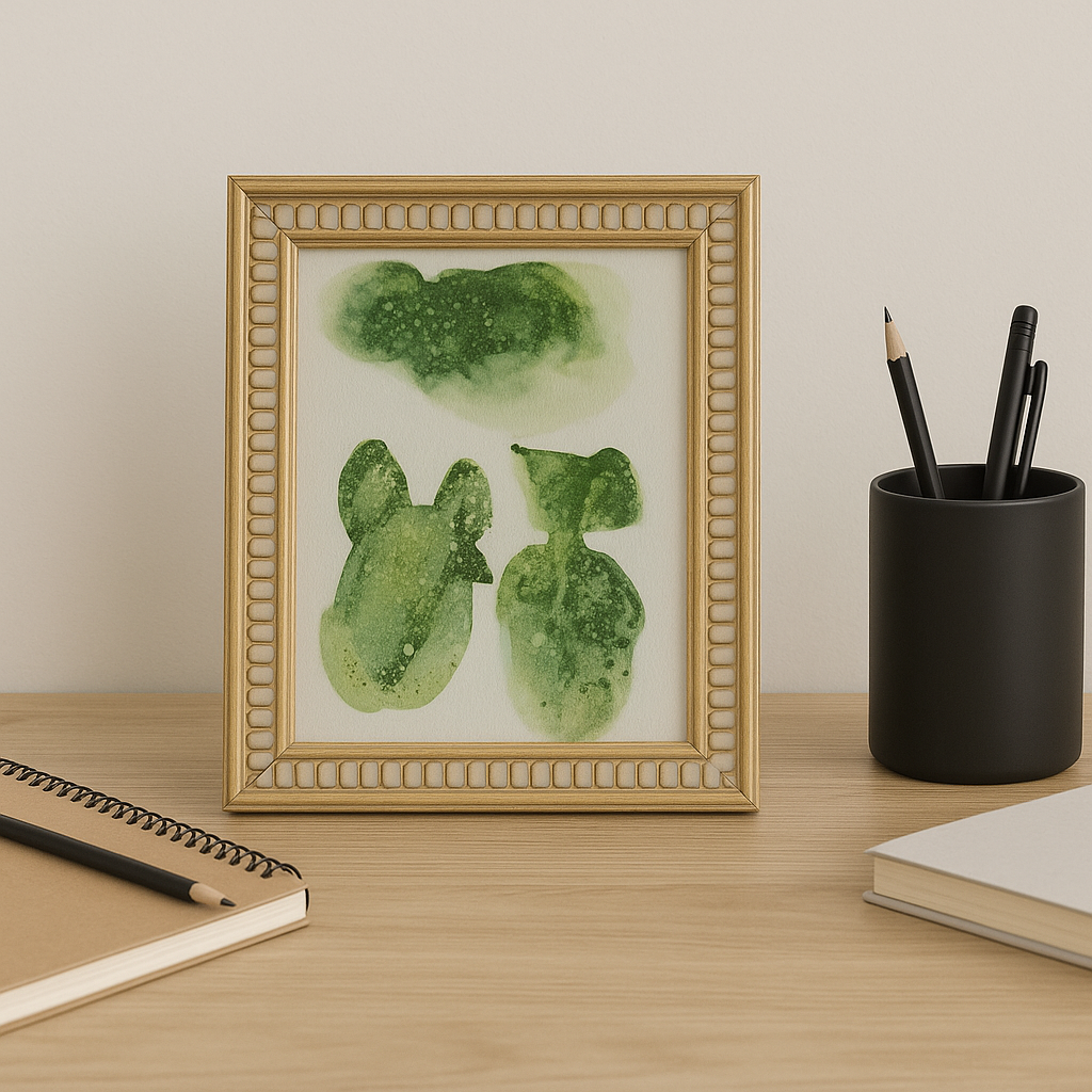 Whispers of Whimsy Original Artwork Green