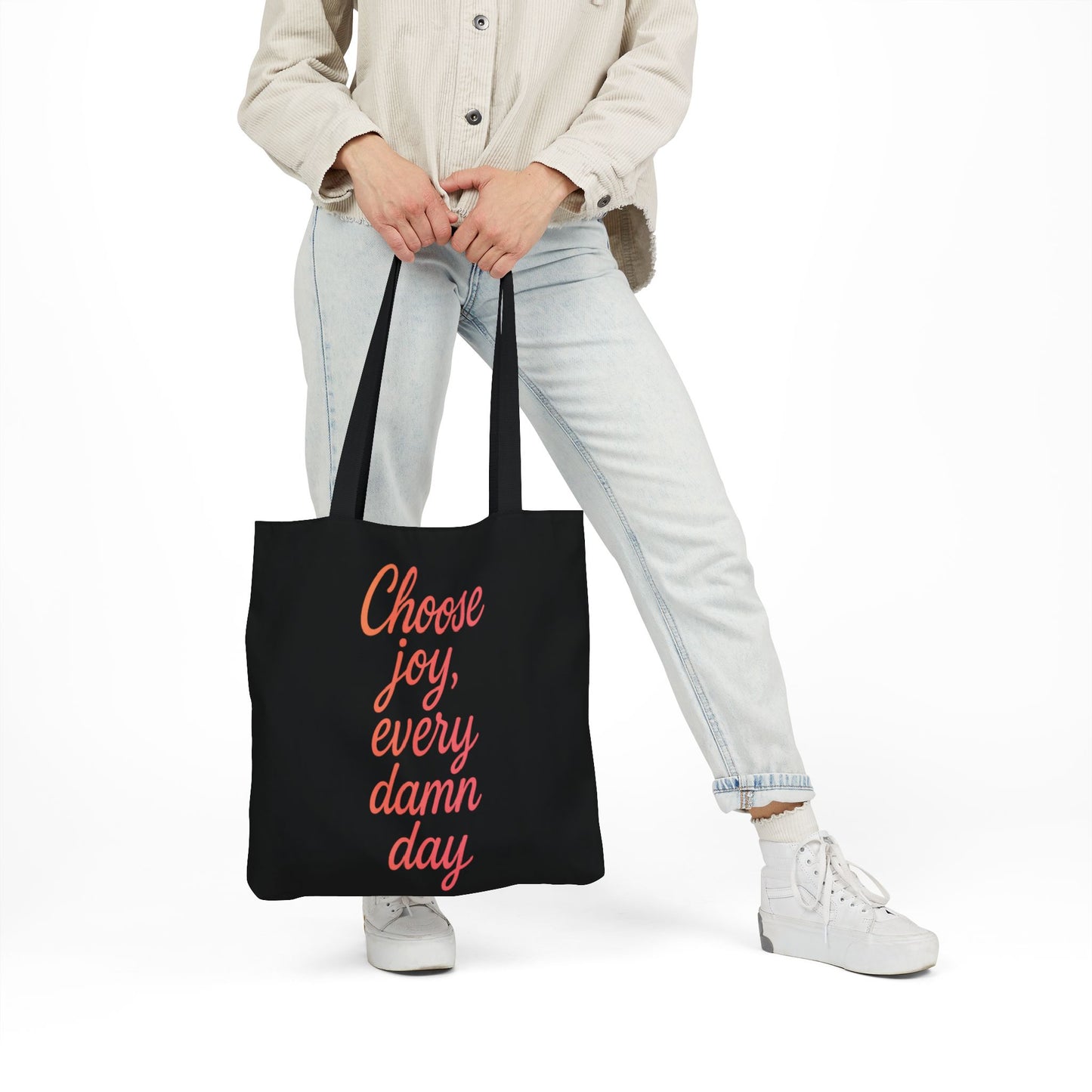 Choose Joy Every Damn Day - Georgia Tote Bag  - Large