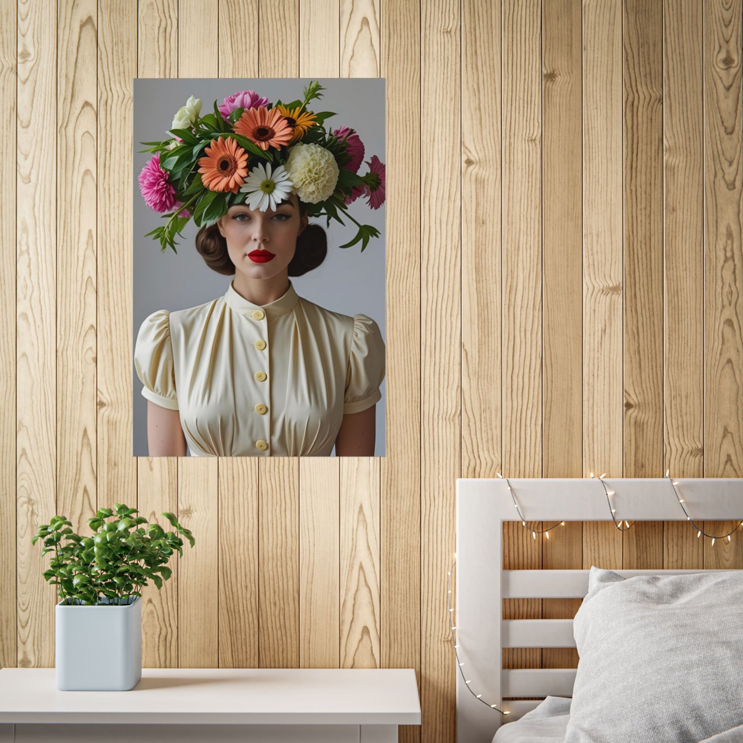 Gaynor Art Print Poster Vintage and Floral Love