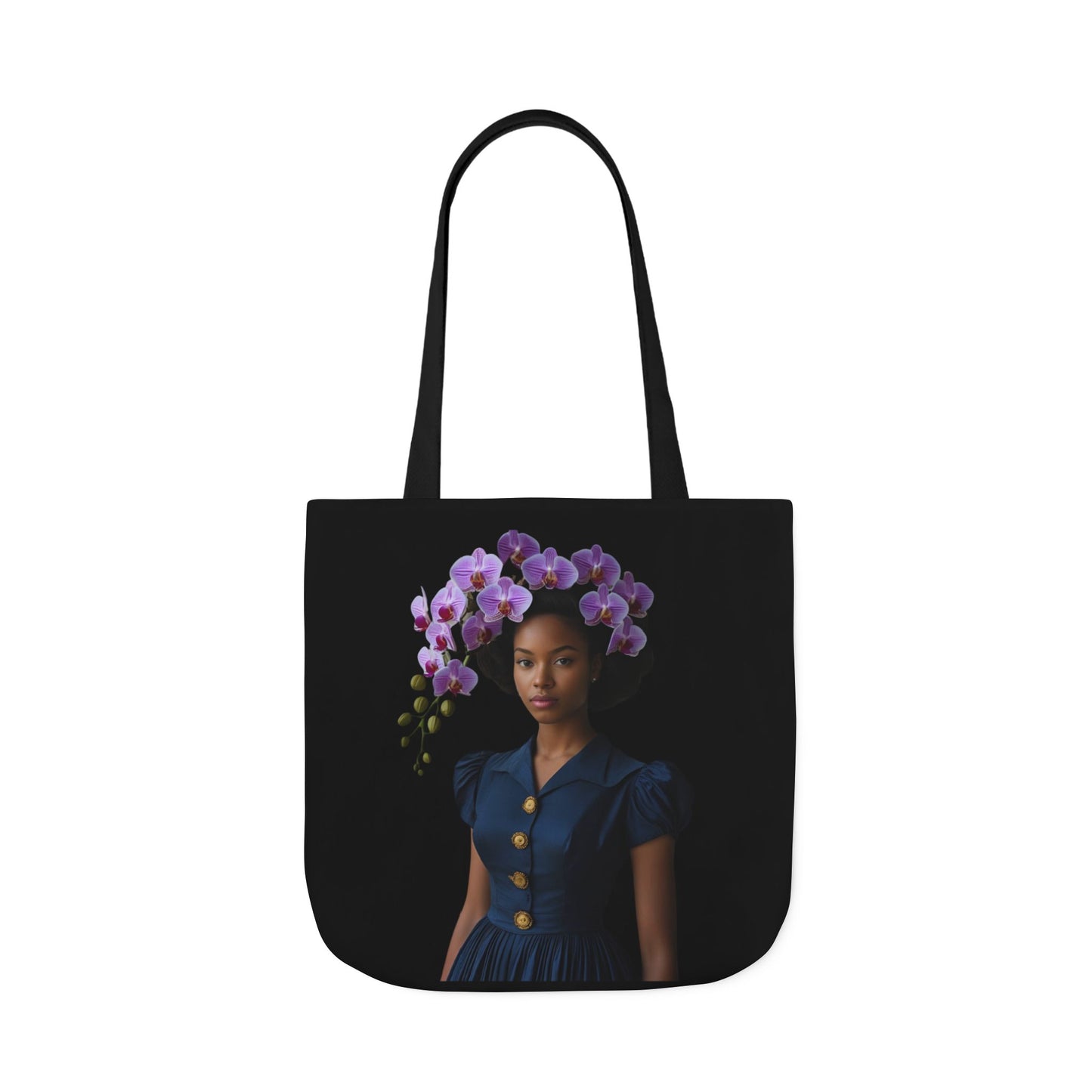 Elouise Vintage Frock and Flowers Art Tote Bag  - Large