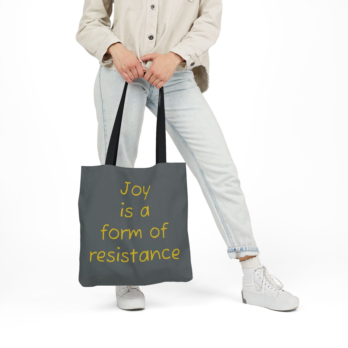 Joy is a form of resistance - Ajah Tote Bag  - Large