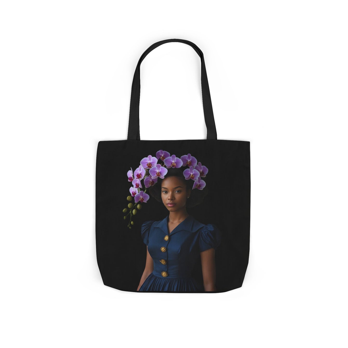 Elouise Vintage Frock and Flowers Art Tote Bag  - Large