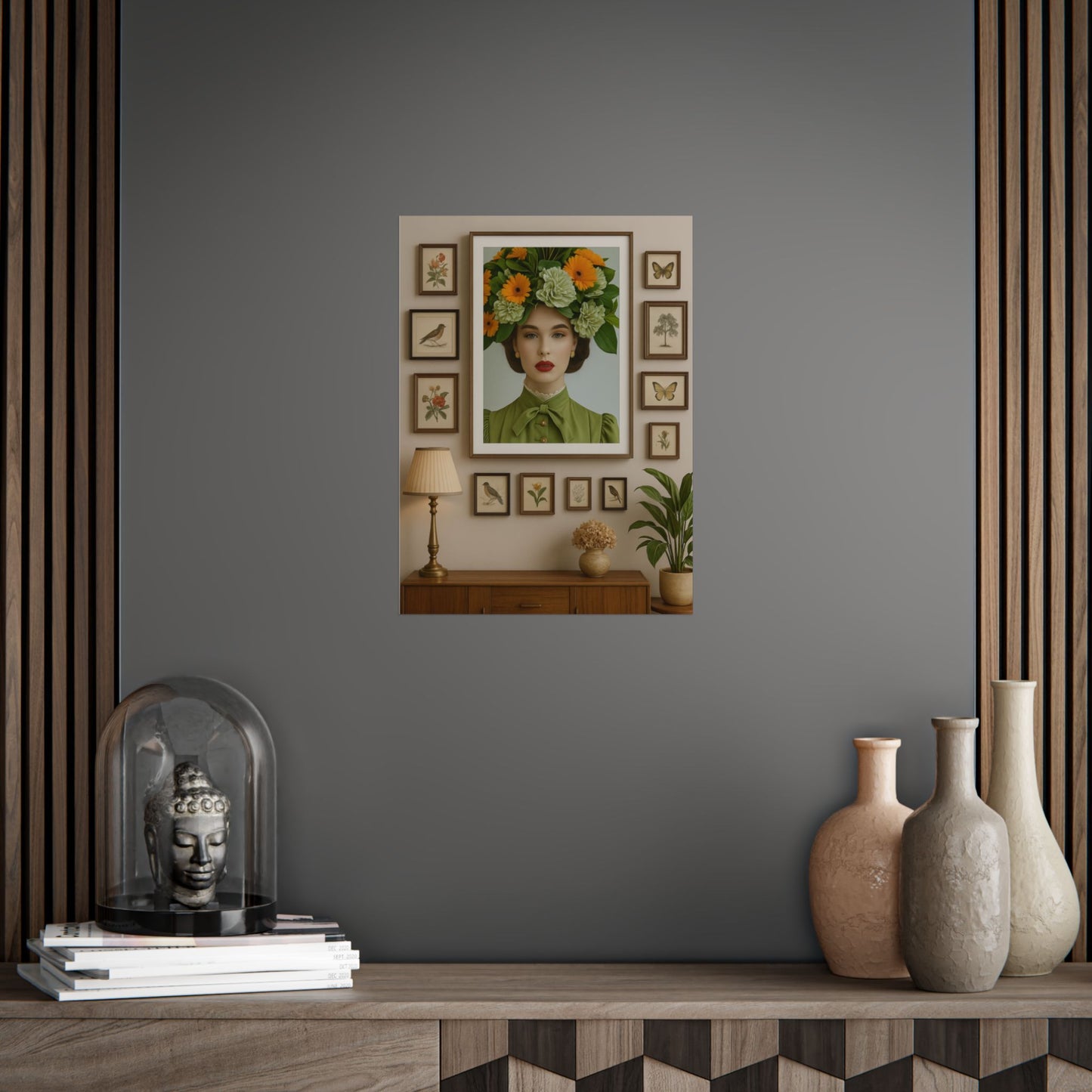 Clara at Home Botanic Beauty Art Print Poster