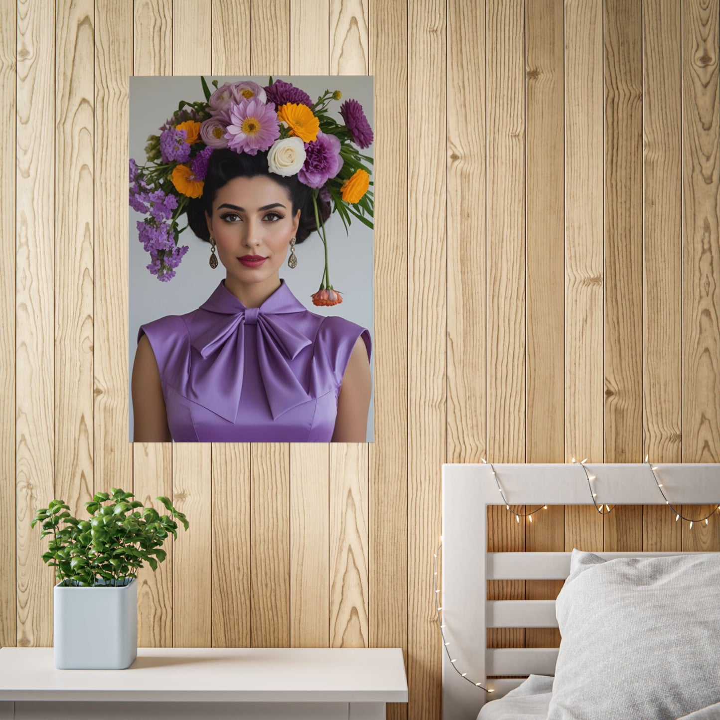 Maxie Art Print Poster Vintage and Floral Love