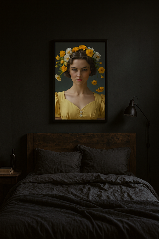 Louise Art Print Poster Vintage and Floral Love