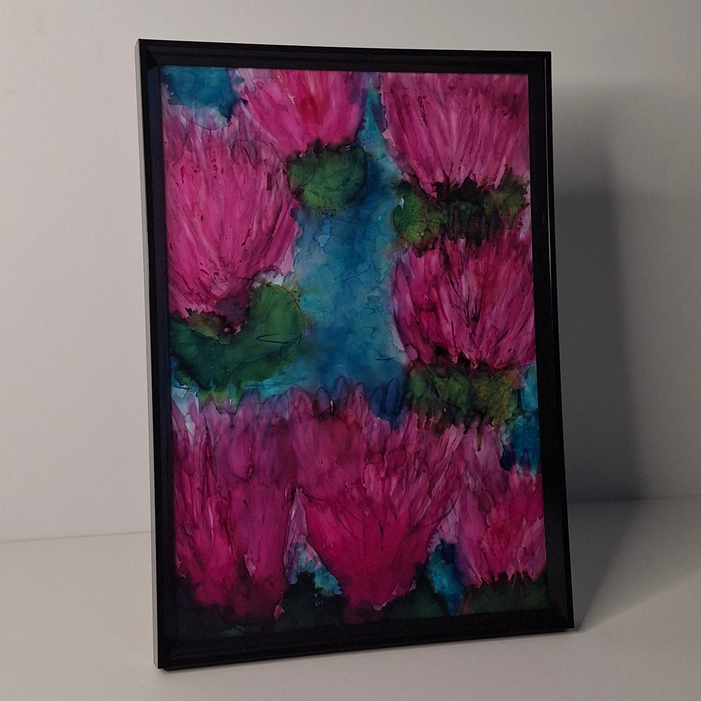 Wild Bloom Reverie Original Alcohol Ink Floral Artwork