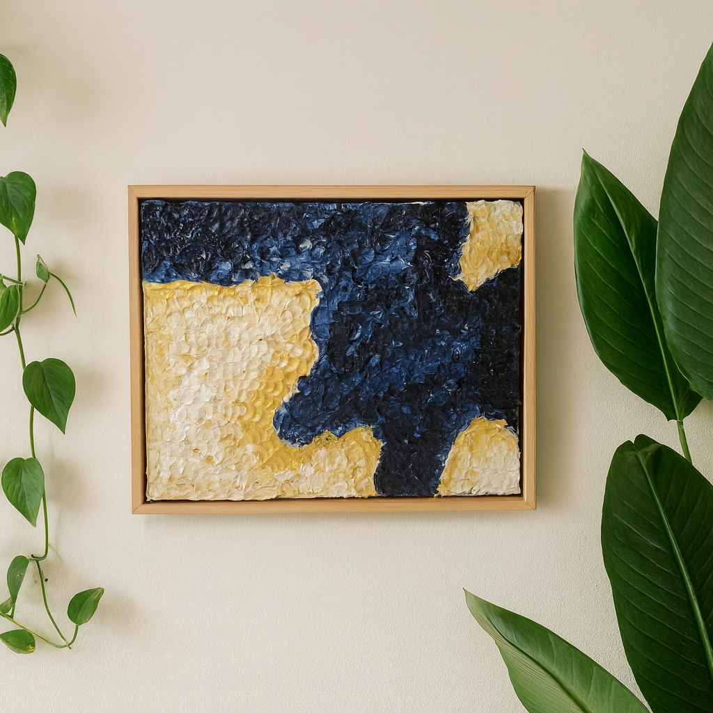The Sea Told Me a Story Original Coastal Artwork Inspired by Blueskin Bay