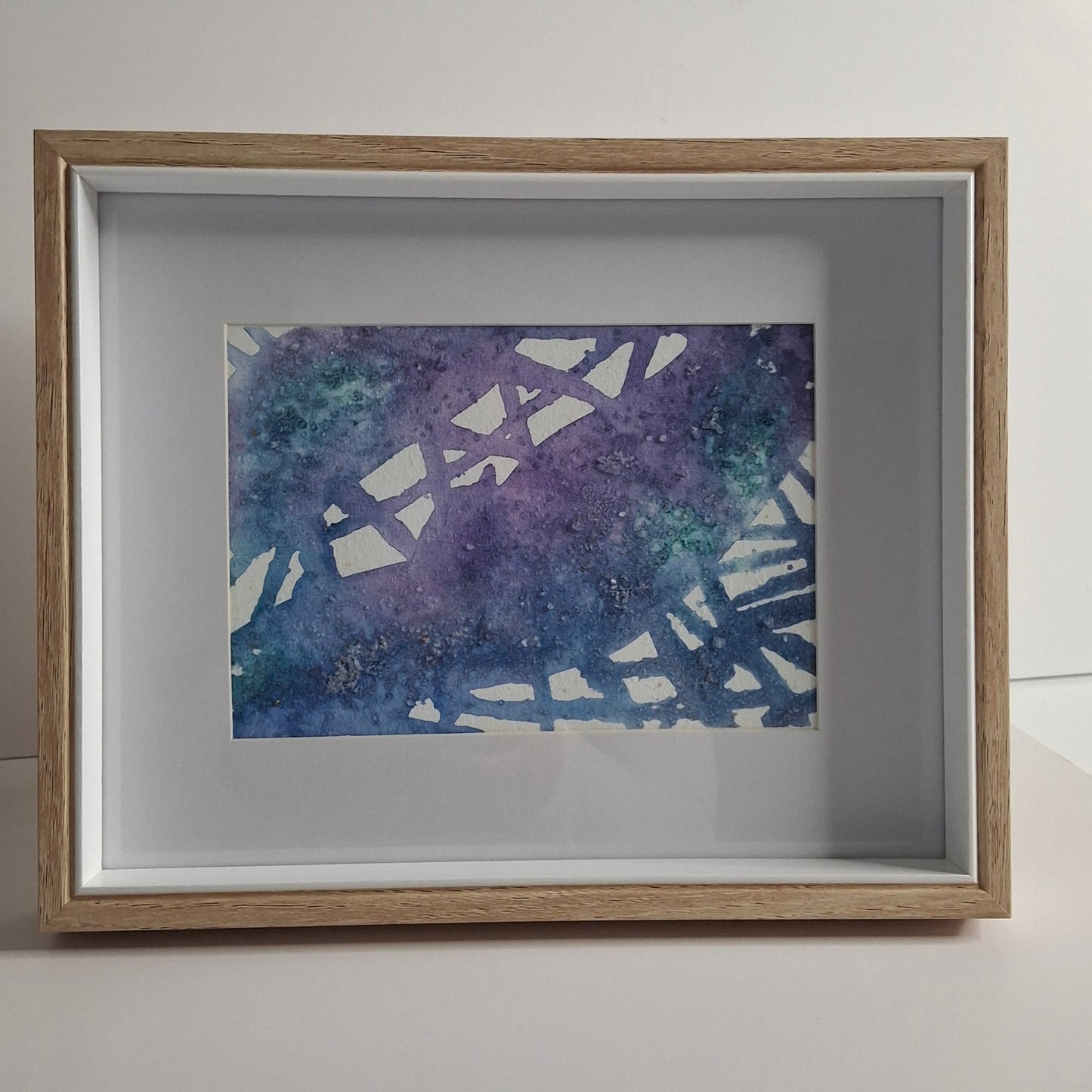 Into the Ether Original Abstract Artwork Pink Blue Green