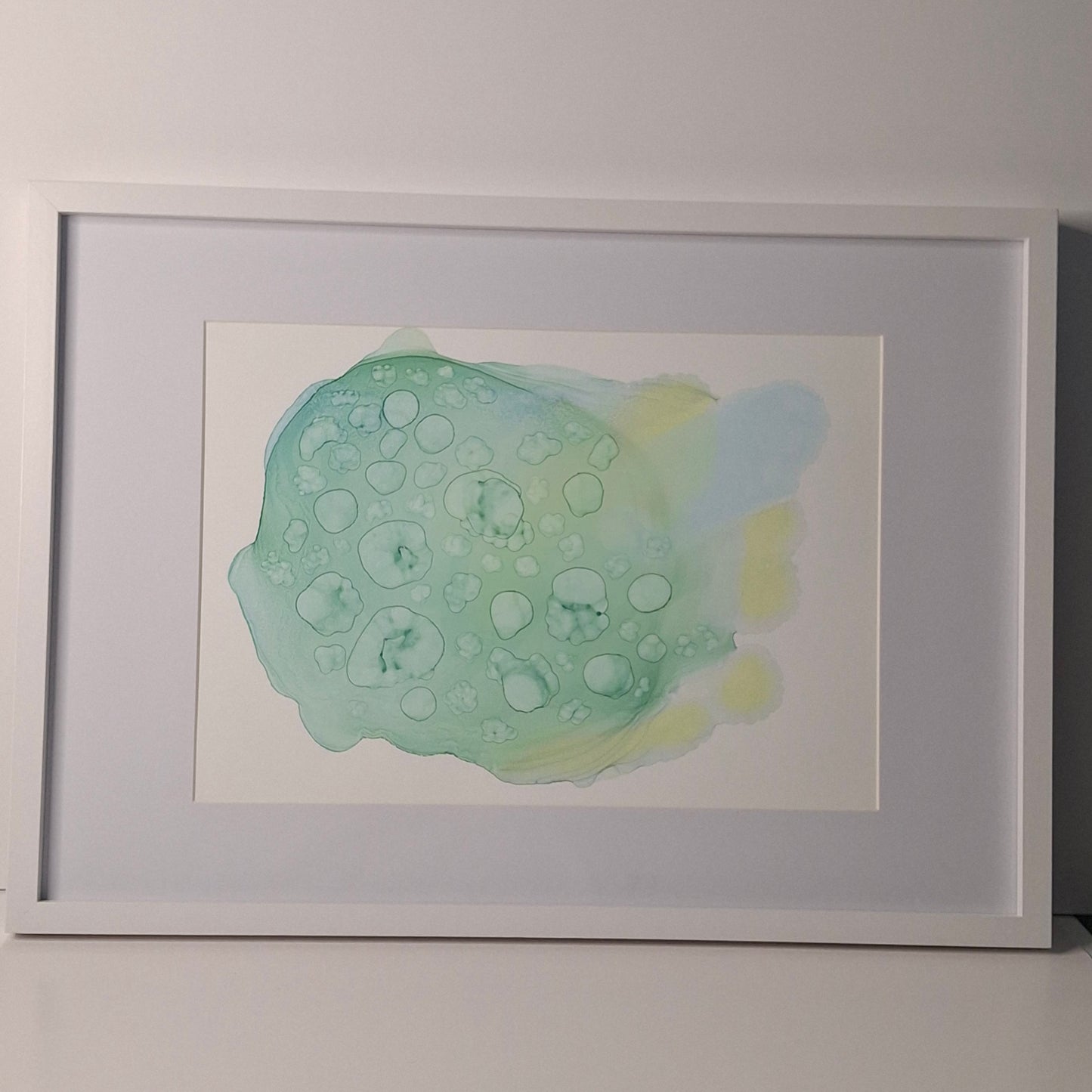 Ocean’s Memory Original Alcohol Ink Artwork Inspired by the Sea
