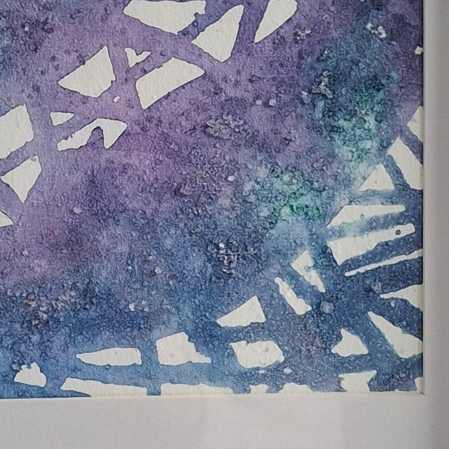 Into the Ether Original Abstract Artwork Pink Blue Green