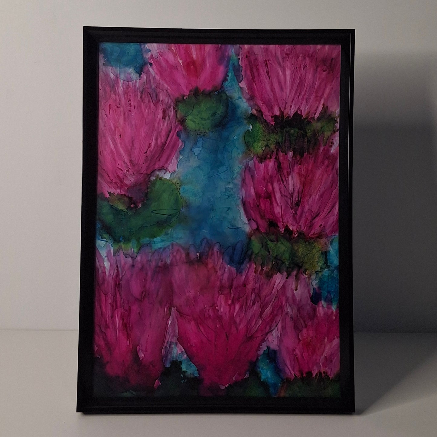 Wild Bloom Reverie Original Alcohol Ink Floral Artwork