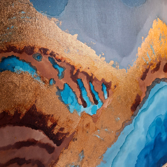 My Heart Runs Free Original Artwork Inspired by the New Zealand Landscape