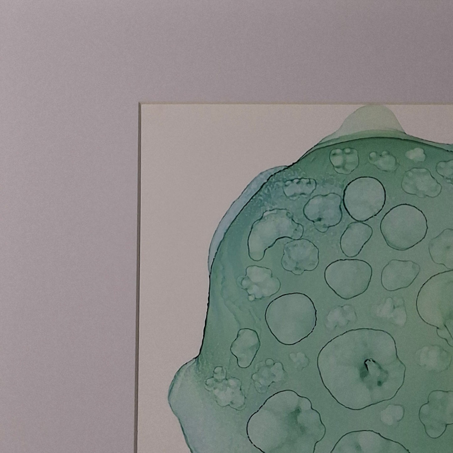 Ocean’s Memory Original Alcohol Ink Artwork Inspired by the Sea
