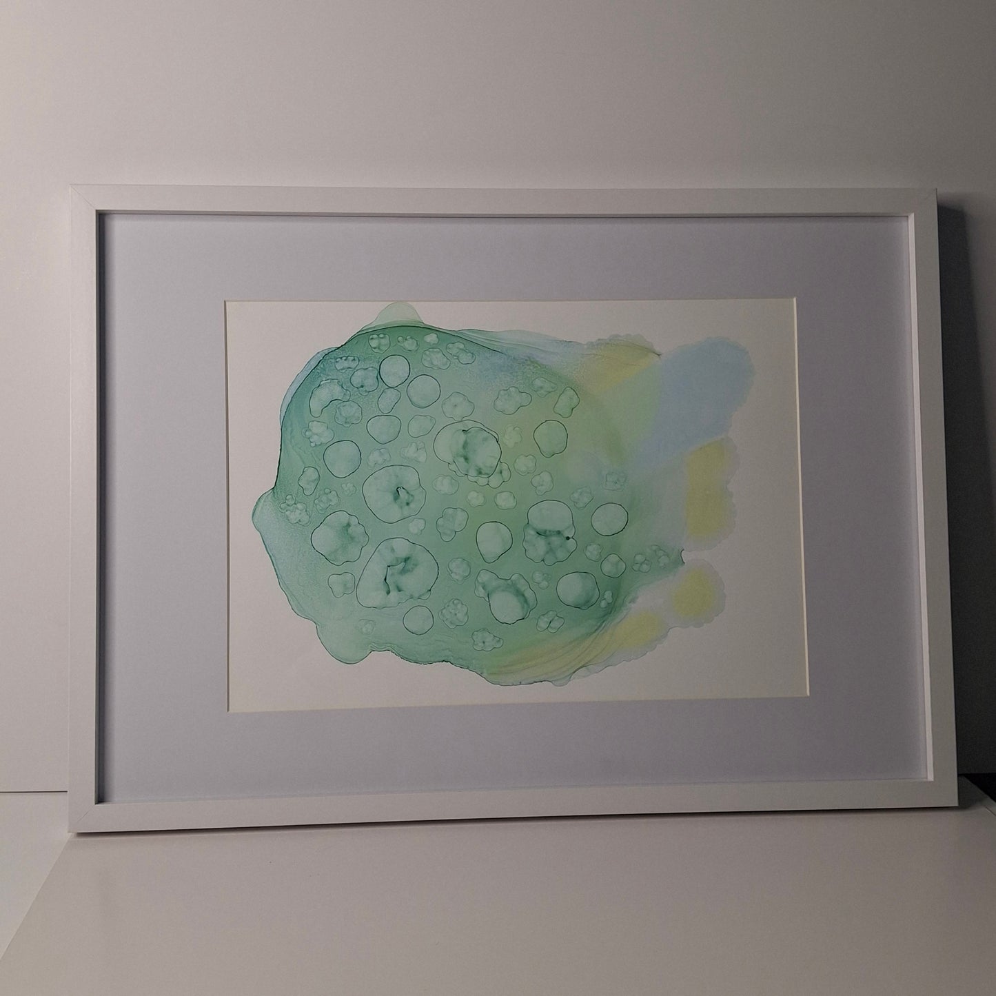 Ocean’s Memory Original Alcohol Ink Artwork Inspired by the Sea